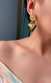 vintage drop earrings